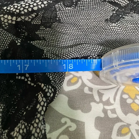 Club Monaco little black dress. This sheer dress is perfect for any occasion. - Picture 9 of 11